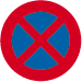 Stopping prohibition sign