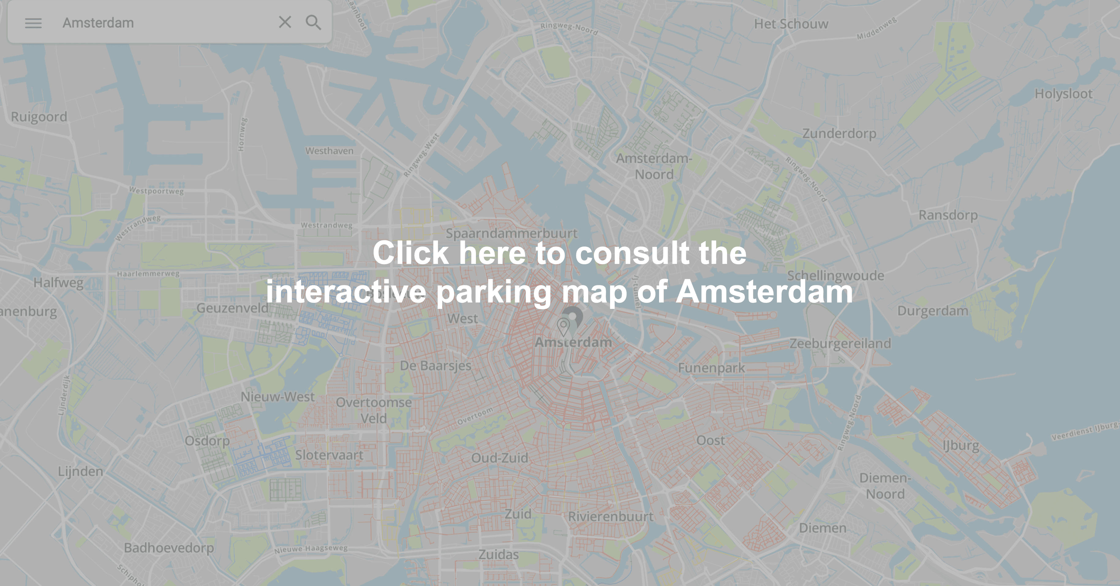 Interactive parking map - Amsterdam