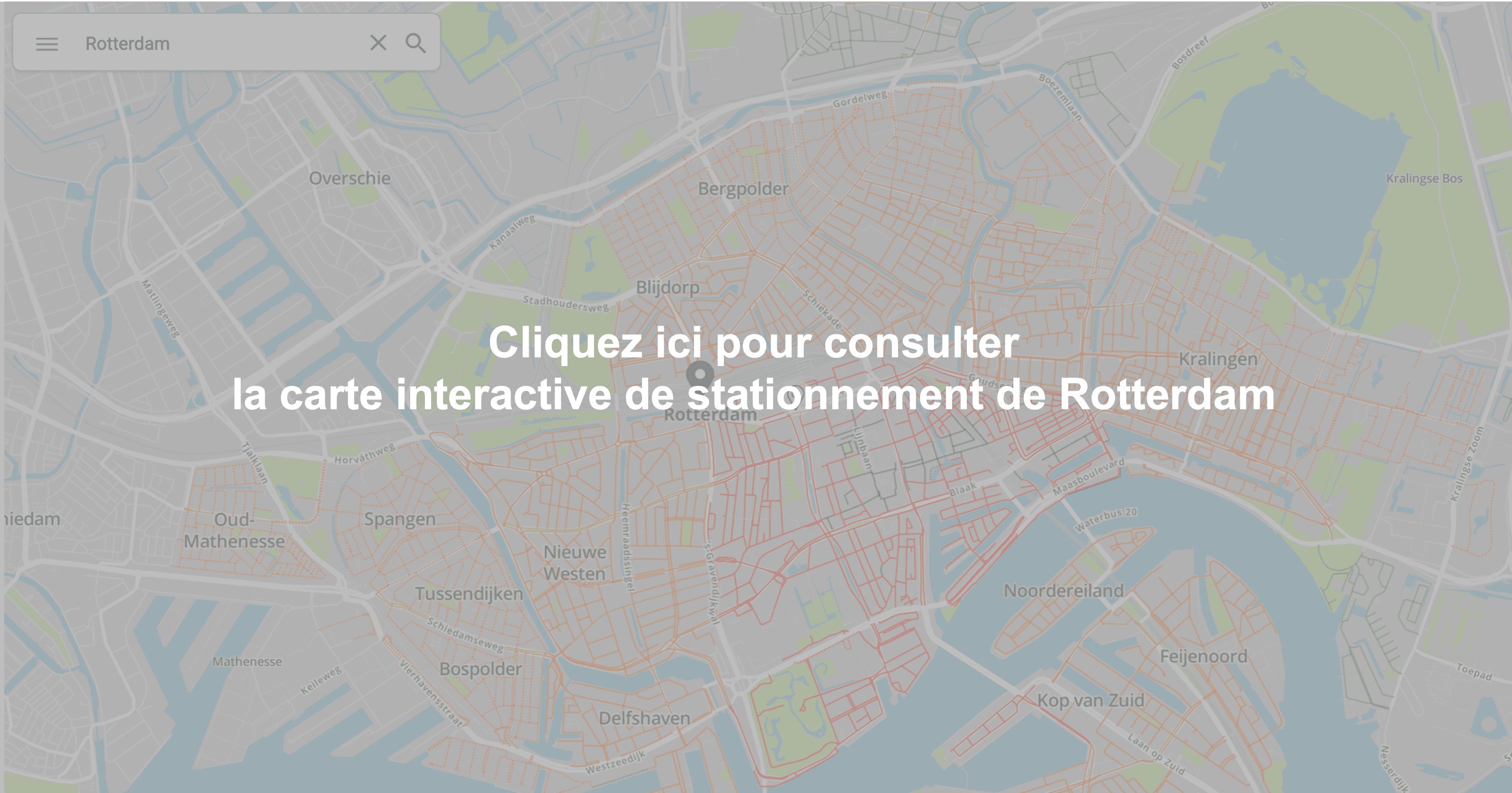 Carte interactive de stationnement à Rotterdam