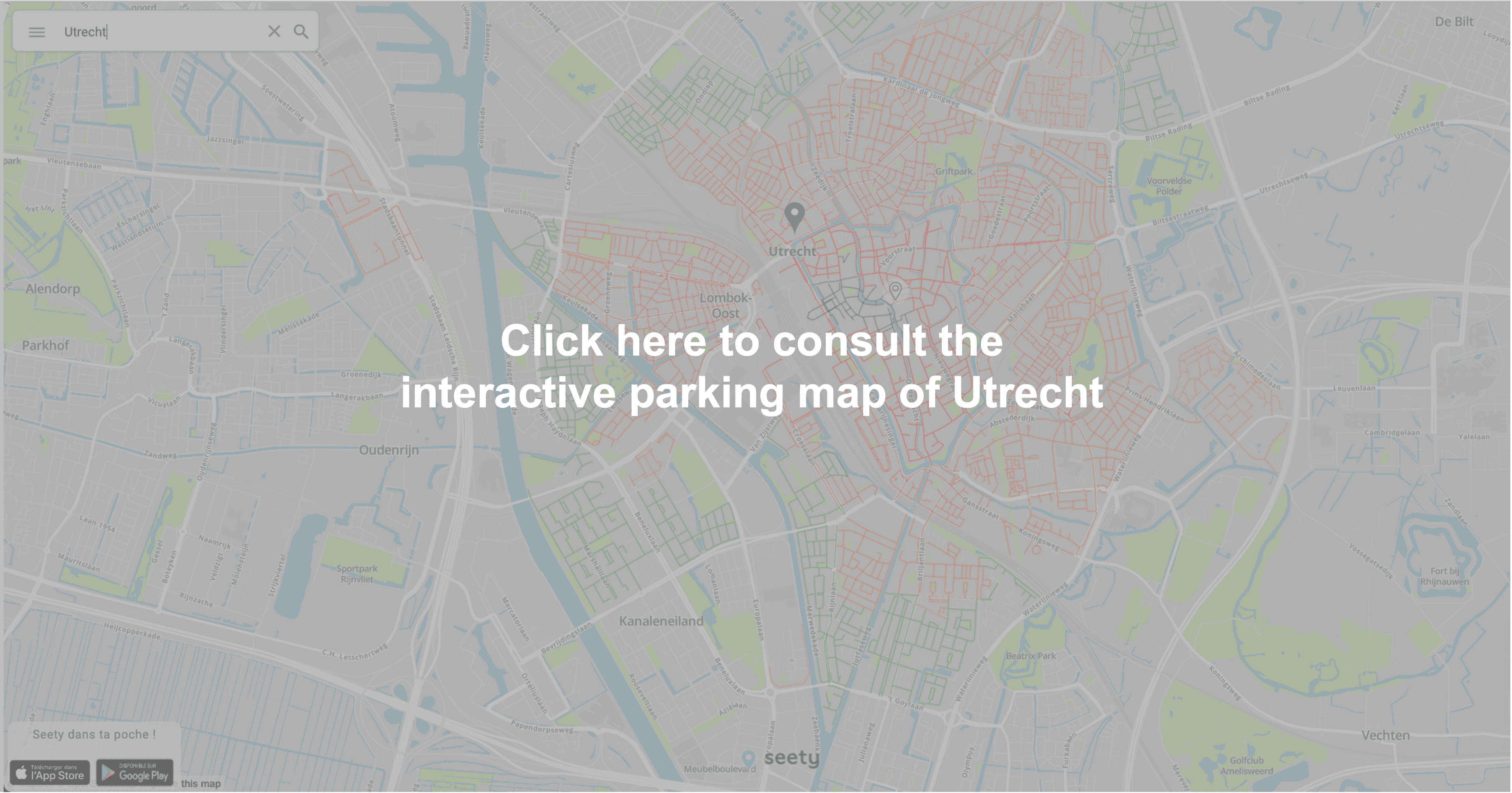 Interactive parking map - Utrecht