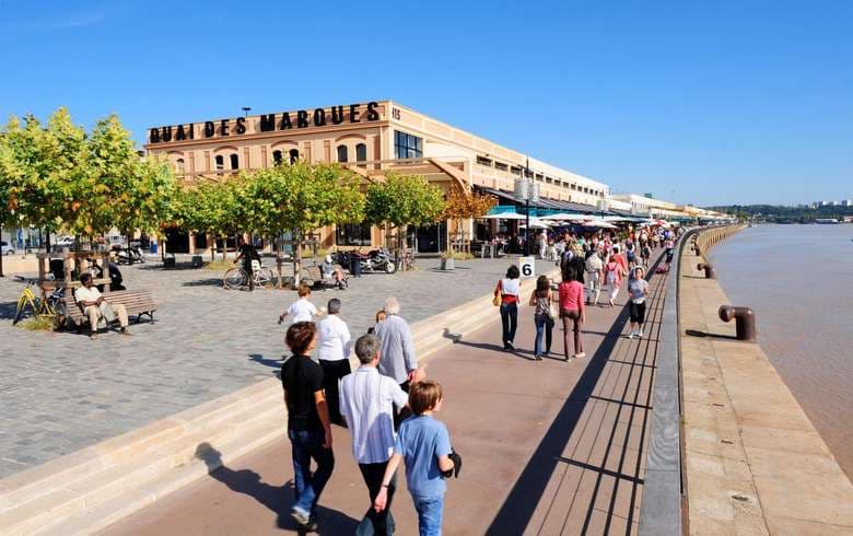Quay of the Garonne Bordeaux